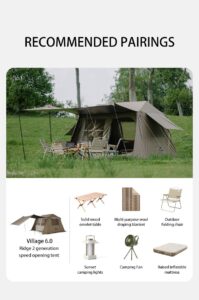 چادر اتوماتیک نیچرهایک ۴ نفره VILLAGE 6.0 2  مدل CNK2300ZP021 - Image 11