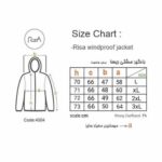 بادگیر مشتی ریسا با رنگبندی جدید Risa windproof jacket