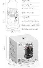 اجاق و بخاری گازی دو منظوره NatureHike مدل NH20RJ008 - Image 5