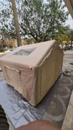 تصویر چادر بادی لوکس با کیفیت بالا در طبیعت