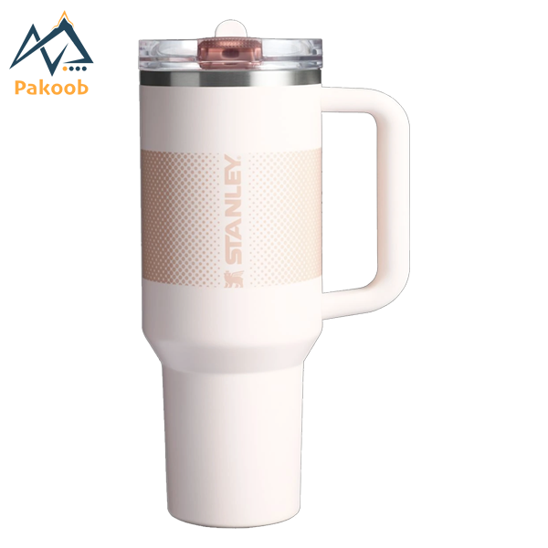 ماگ دسته دار نی دار اورجینال استنلی مدل تامبلر 40oz بدون نشتی